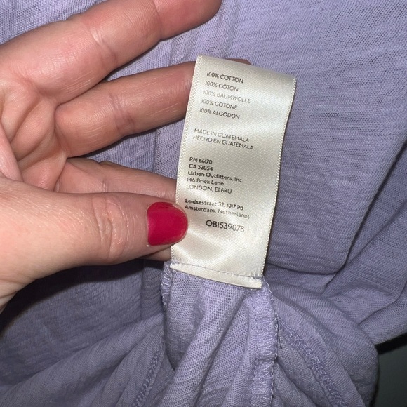 Anthropologie Pilcro Lavender Heritage Femme Tee - Picture 12 of 12
